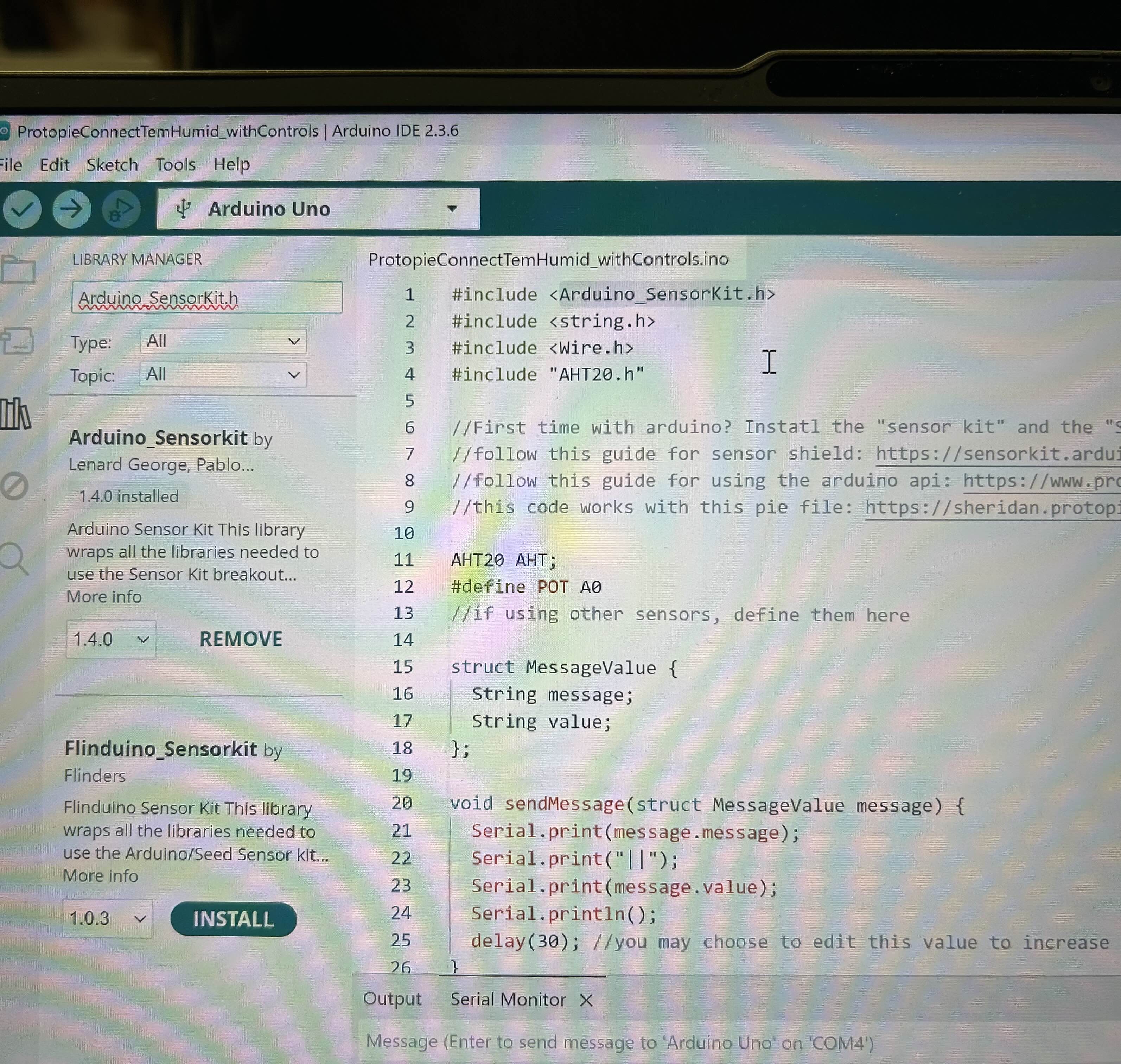 Search for the plugin in the Library Manager within the Arduino IDE and download it into your code.